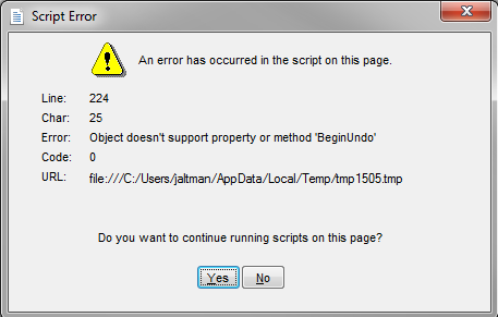 Script Error